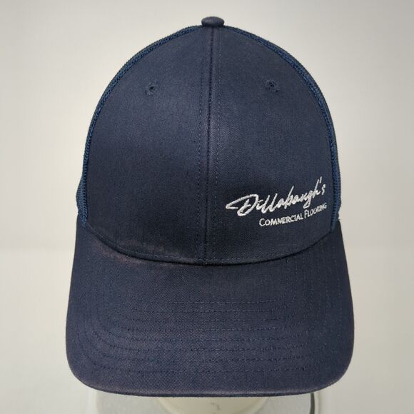 Dillabaugh's Commercial Flooring Snapback Trucker Hat Blue OS Mesh Richardson - Picture 2 of 9